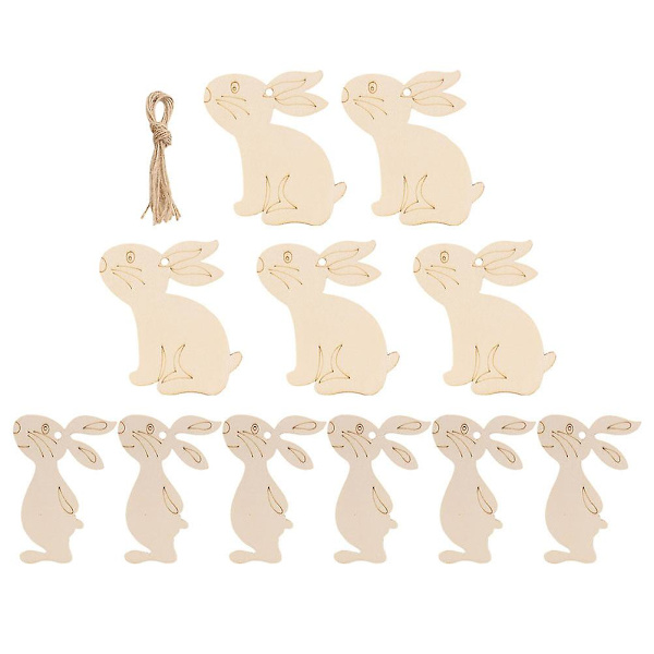 20 set påsktema trä hängen dekoration scen layout hängen hängen (M,)