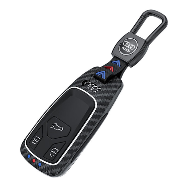 FlkwoH Passar för Audi Key Case 2022 Nya A4LA5 21 Modeller A6L A3 Q5L Q7 A8 Special Sports Black Samurai