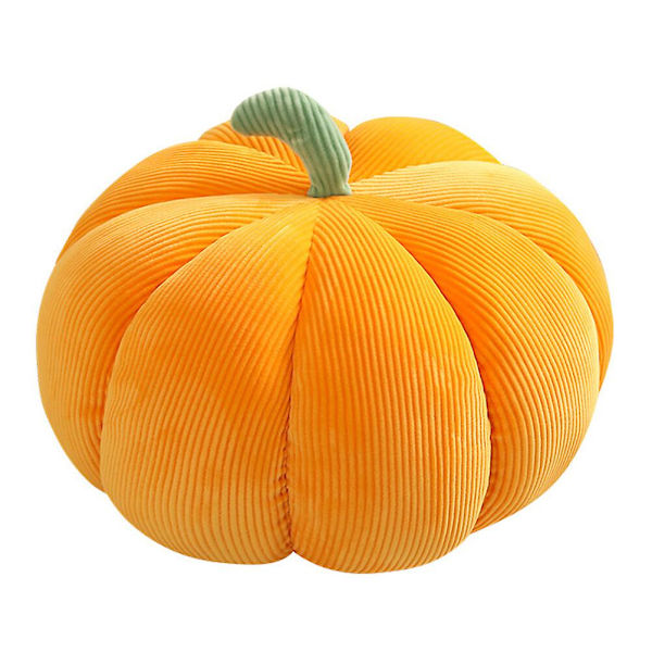 Plys pyntepude med græskar til Halloween (18X18X10CM, orange)