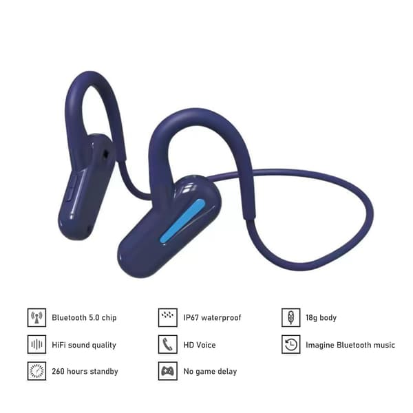 Bluetooth-headset 20240859 (Blå)