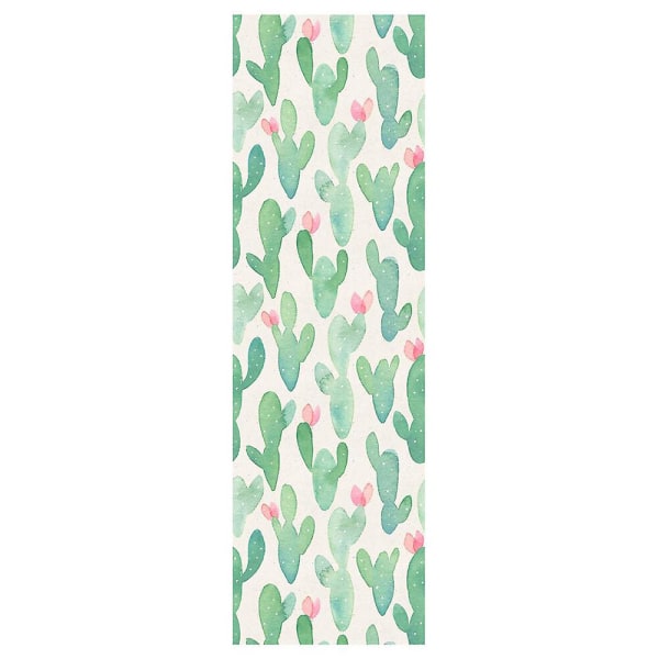 Självhäftande PVC-kaktusväxt tapet 45cm X 200cm för vardagsrum sovrum möbler klistermärke gränsöverskridande väggbeklädnad