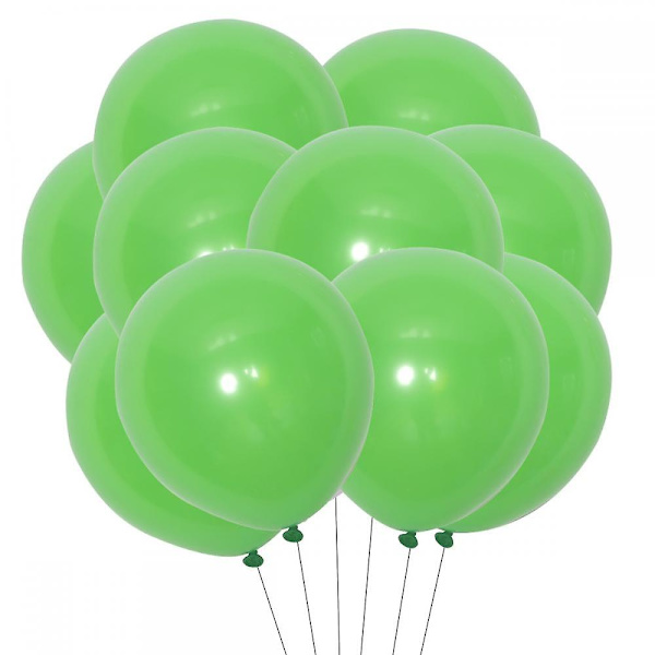 Ballonggirlang, DIY ballongbåge kit med latex, perfekt för bröllop babyshower prinsessfödelsedagsfest bröllopsduschdekoration (fruktgrön)