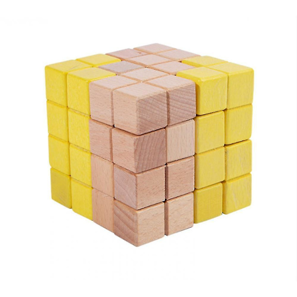 Soma Cube Byggklossar Barn Pussel Monteringsspel Variation Montering Tidig Utbildning Träleksaker