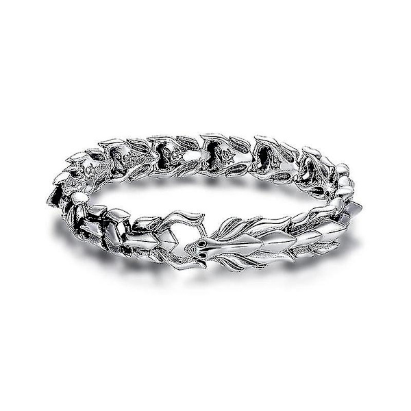 Herrar Dominerande Retro Dragon Scale Keel Enkelt Armband