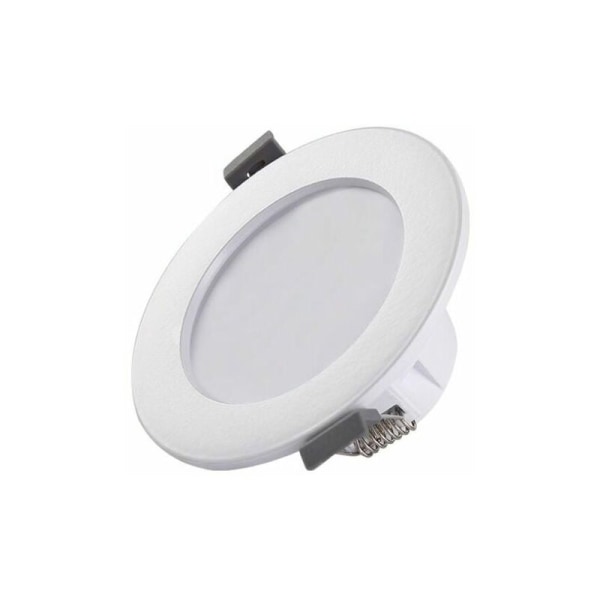 Set med 5 extra platta 9W LED-infällda spotlights, neutralt vitt, 600LM, 220V, hål 70-90mm