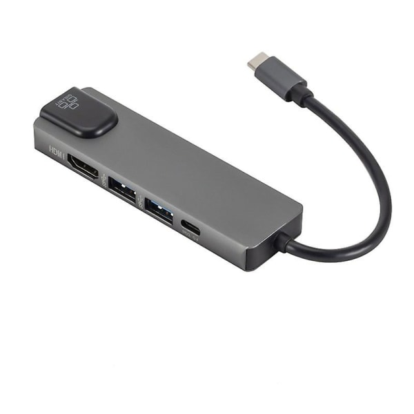 Hub USB C HDMI Ethernet 5 en 1, Adaptateur USB C Hub pour MacBook