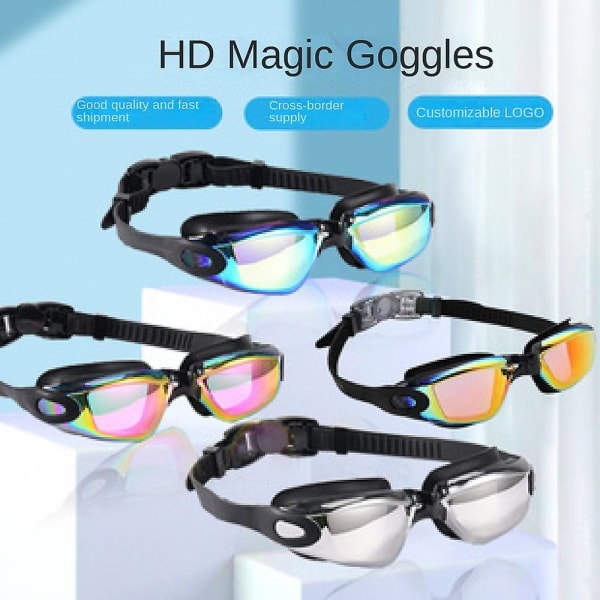 Simglasögon, Unisex Vuxen Simglasögon Vanquisher/clear Bred Vision/uv-skydd Ingen läckage Fullt skydd Vuxen Män Kvinnor Ungdom (Grå)