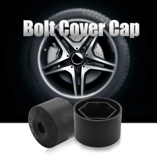 20 Hjulmutter Bolt Deksel Cap 17mm For Golf Mk4