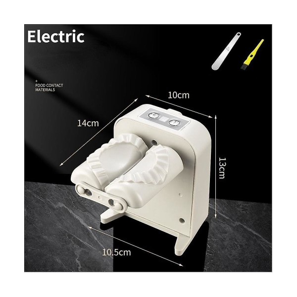 Automatisk elektrisk degknytemaskin Dumpling Mould Pressing Dumpling Skin Mould Automatisk Acc（Vit）