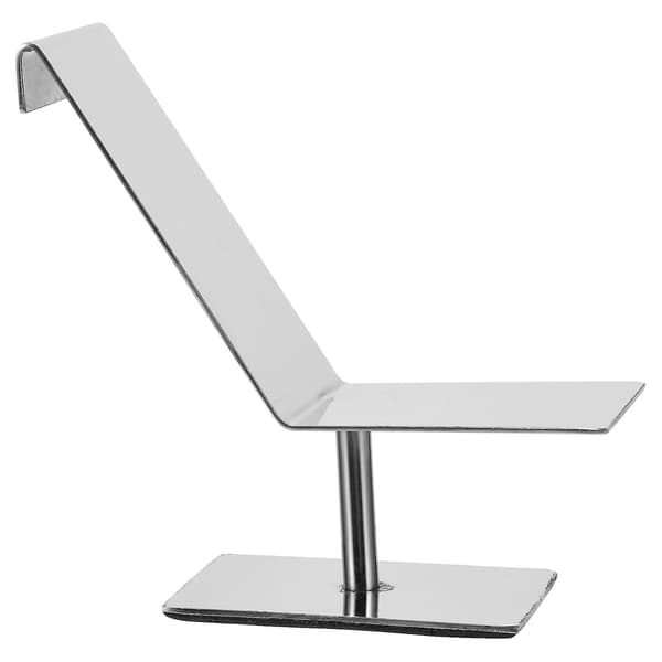 1 stk. rustfrit stålsko-displaystativ (13X12.5X5.2CM,)