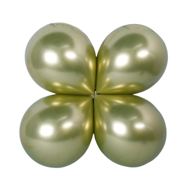 5 tum Mini Heliumballonger, Mångsidiga och Långvariga 5 tum Metall Latexballonger, Perfekta för att Dekorera Fester, Bröllop och Evenemang (Guld)