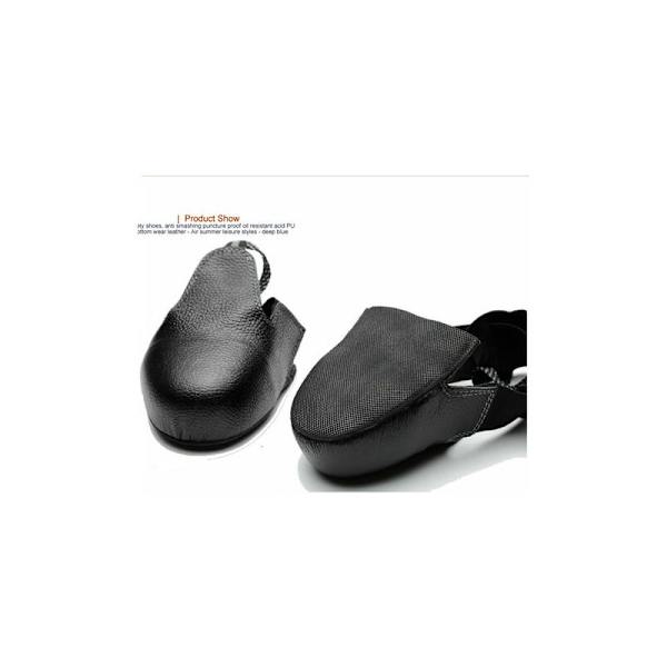 Unisex Anti-scratch Anti-slip Ståltåhätta Säkerhetsskoskydd Universal Skyddande Skoskydd (Svart,36-46)