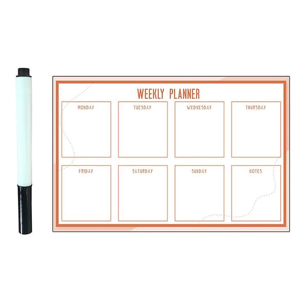 Upprepad radering av whiteboard-väggsticker för hemmet