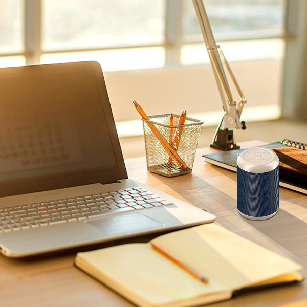 Ny intelligent röst Bluetooth-ljud bärbar subwoofer trådlös Bluetooth-högtalare-S Internet Hifi Stereo stöder-kort utökat lagringsutrymme (blå)