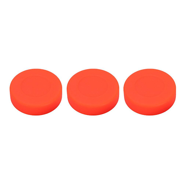 3-pakkaus jääkiekon ulkojäkiekkopeli pallokorvaus (oranssi) (7.00X7.00X2.00CM, oranssi)