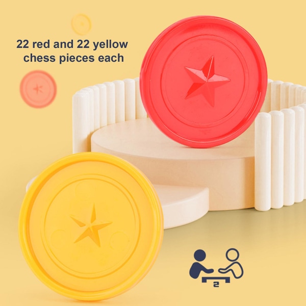 2024 UUSI hauska kolmiulotteinen nelinappulainen shakkilelu pystyversio viisinappulaisesta shakista loogisen ajattelun vanhemman ja lapsen interaktiivinen lautapelilelu