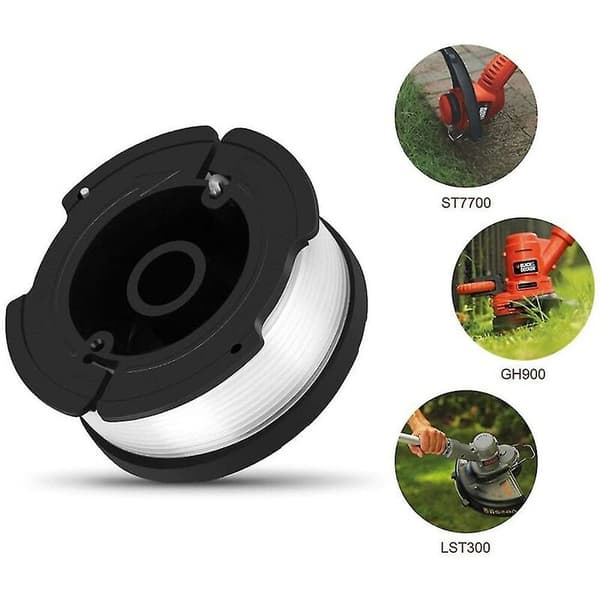 6-pack linspolar kompatibla med 2 lock kompatibla med Black Decker grästrimmerutbytesdelar.