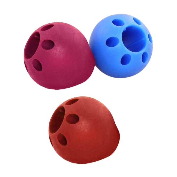 3-pakkaus silikonisia kirjoitustyökaluja kynänpidike kirjoitustyökalut lasten kirjoitustyökalut kynänpidike (2,5X2,5CM, useita värejä)