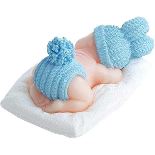 1 st Ny Ankomst Design 3d Baby Silikonform Baby Klädd Kanin Choklad