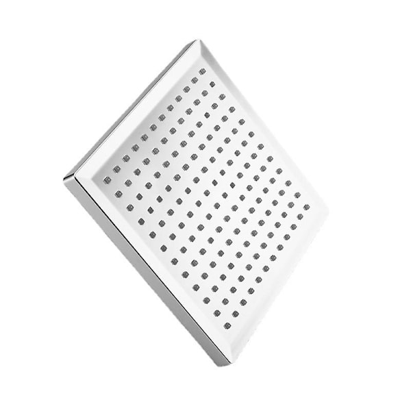 LED-duschhuvud, 8 tum fyrkantig temperaturkontroll, 3 färger växlande ABS kromfinish, 12 st LED-duschhuvud för badrumVEBTles