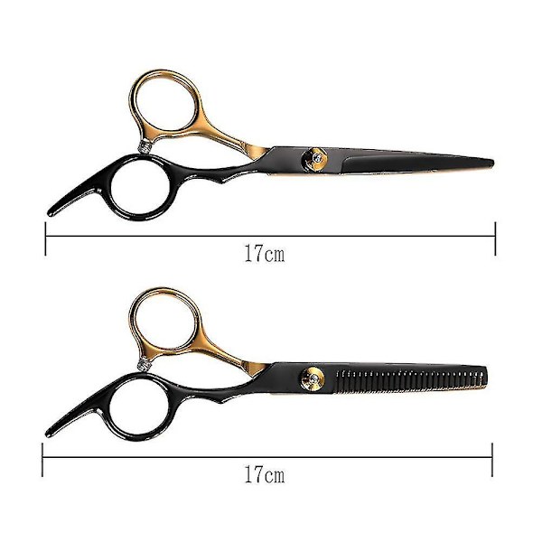 Hårklippningssax Frisörsalong Frisör Hårklippning Tunnande Textureringssaxar Set Hårklippningssax Kit