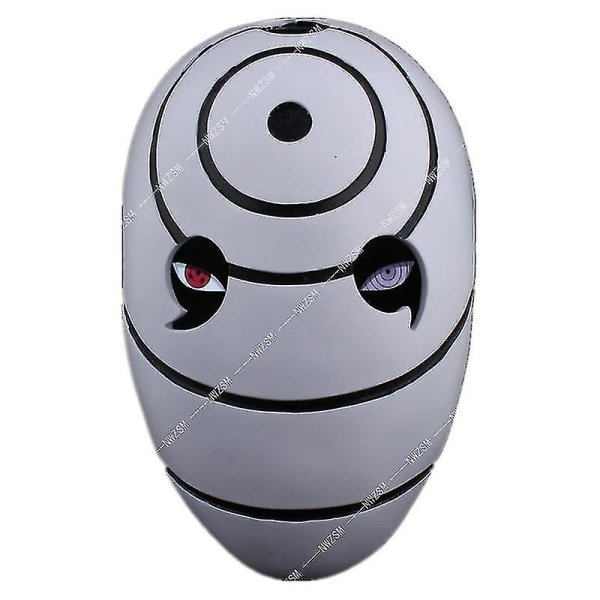 Anime Uchiha Obito Mask Tobi Akatsuki Ninja Cosplay Kostymer Pvc Masker Halloween Treögon Mask Present