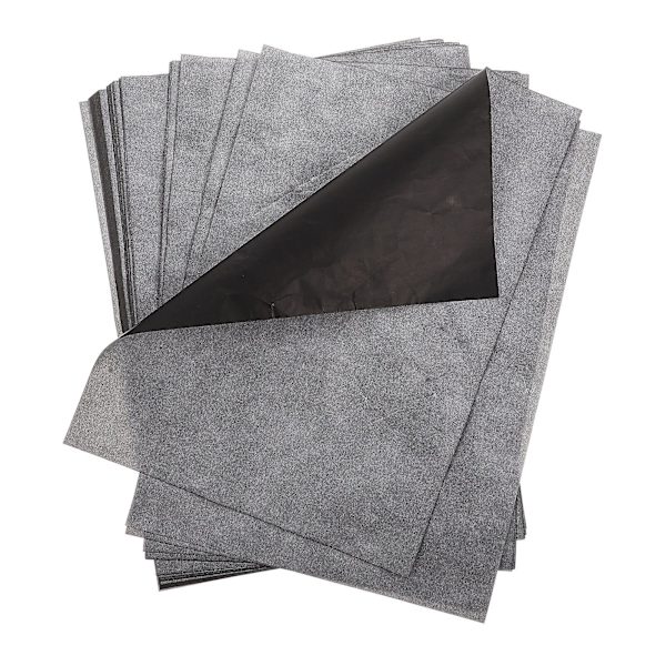 100 ark med karbonpapir, ensidig overføringspapir A4 karbonpapir (0,01X21X29,5CM, som vist på bildet)