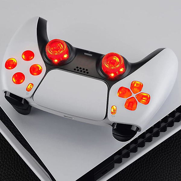 Luminated D-pad Miniatyrer Ansiktsknappar (dtf) Kit (Paket C)