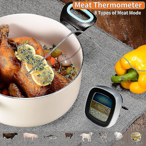 Digital kötttermometer för matlagning, matgrilltermometer