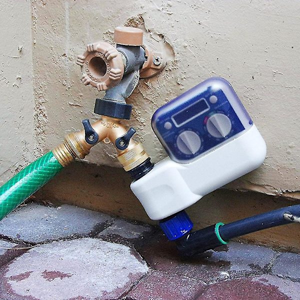 Trädgårdsslang Y-koppling Splitter Vatten 2 Vägs Kranadapter Massiv Mässing Bricka Ny