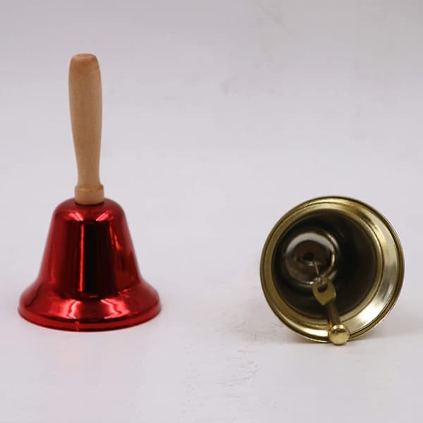 Handklocka, 12 cm koppar multifunktionell handklocka, högt ljud