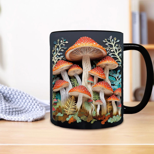 Magiske Svampe Krus med Magiske Svampe Te Kop Sjov Keramisk Kaffe Krus