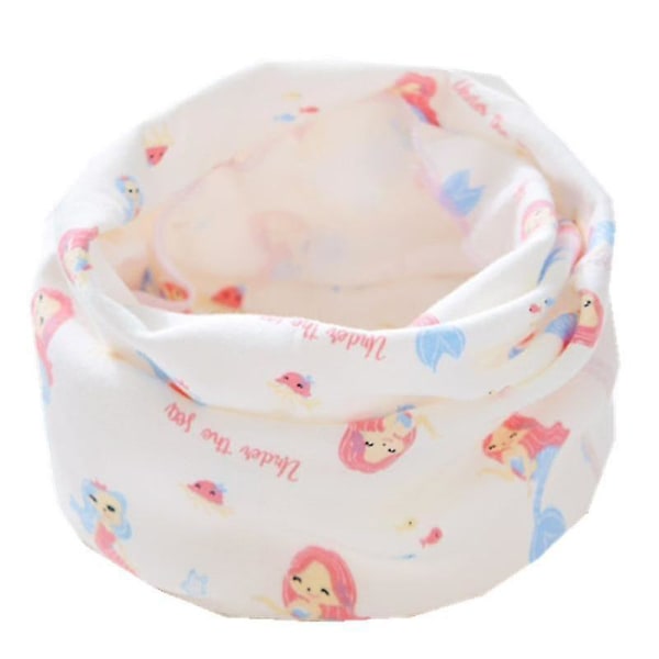 Vår/höst/vinter Bufandas Bomull Lic Baby Lovely O Ring Scarf rutnät grå