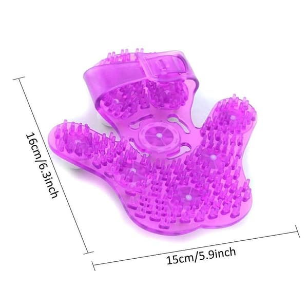 massager|Palm Nine Beads Cervical Massager-Light Purple