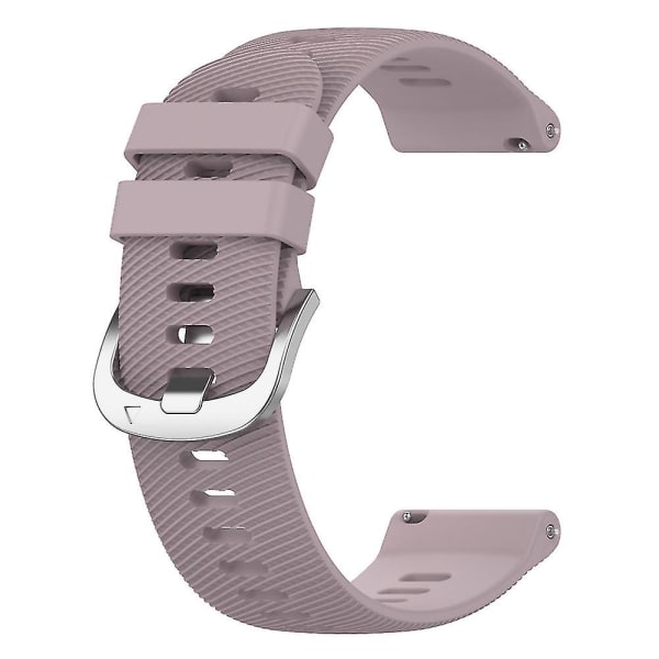 20 mm silikon klockband Flerfärgat watch Andningsbart watch för Garmin Venu 2plus/samsung（violet）