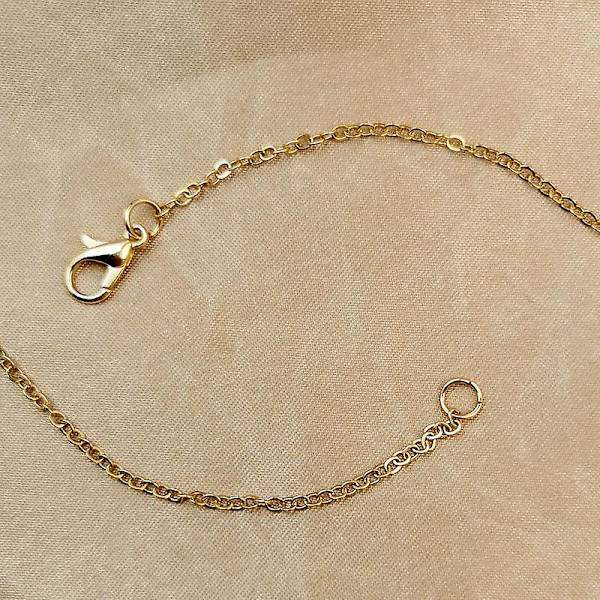 10 tråder 45cm antikk bronse jern wire wire kjede med hummerlås for anheng halskjede armbånd DIY smykkefremstilling-sølv