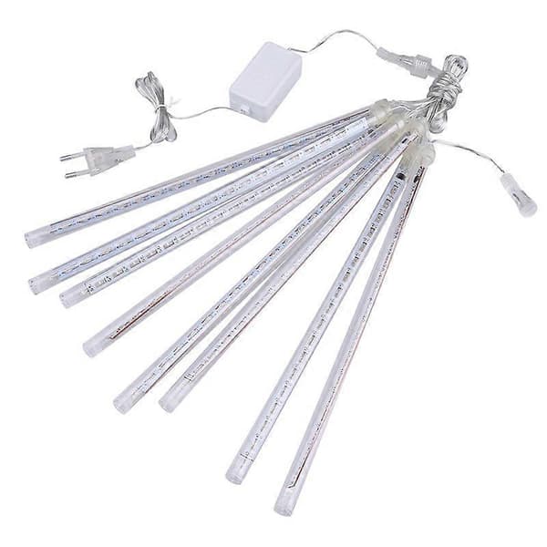 Blå Meteorregn Dråpe Lys 30cm - LED Istapp Garland for Jul Halloween