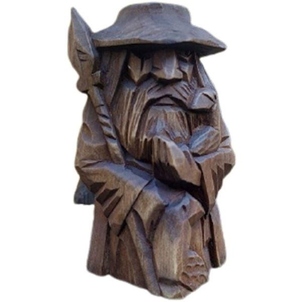 Odin Thortyr Nordisk Hednisk Staty Retro Harts Kunsthåndværk Tilpasset Skrivebordsornament Personlig TilB