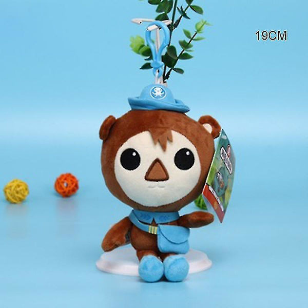 Octonauts plysj leketøy utstoppet tegneseriefigur dukke søt berolige filledukke seng (19CM Barnacles)