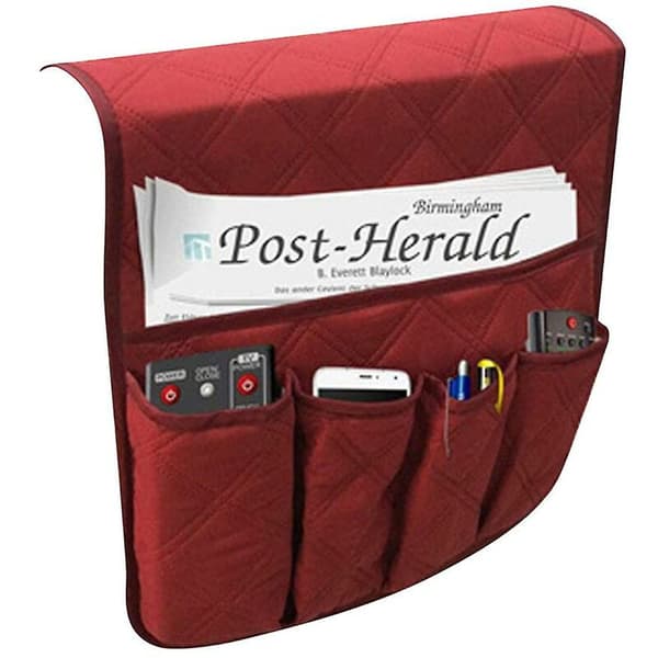 Fickförvaringsväskor Soffa Fåtölj Armstöd Caddy Multifickor Organizer Hållare Påse