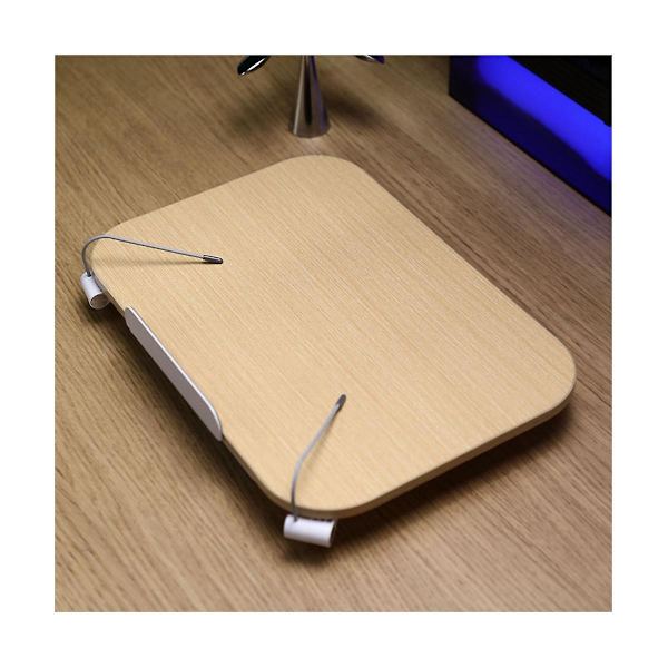 Massivt trä användbart läsbokställ höjdjusterbart laptopstativ aluminiumlegering roterbar lyft