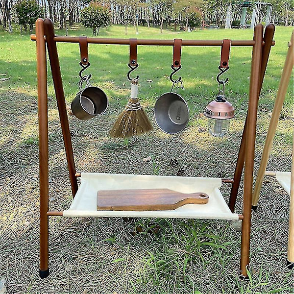 Multifunktionell krok Utomhus Robust Campingtillbehör Fast krok Spänne för camping (4 st-ljus färg