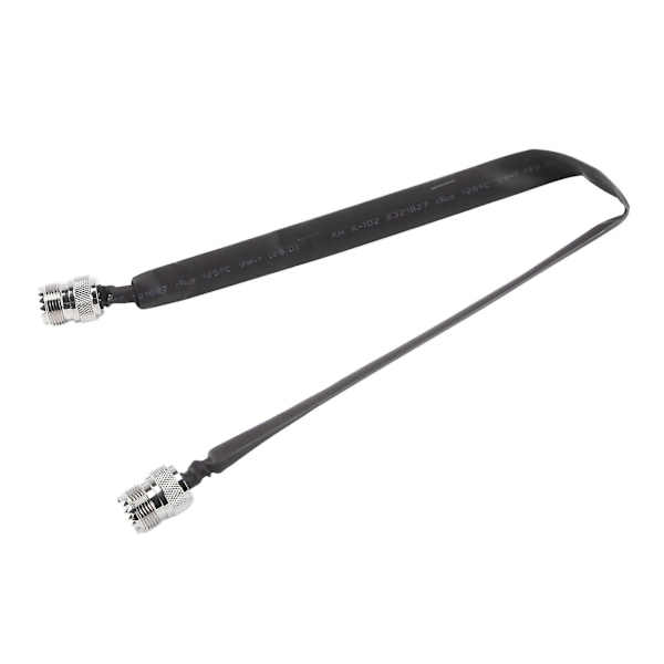 Dør/vindue Pass Through Flat Rf Koaksialkabel So239 Uhf Hun til Uhf Hun 50 Ohm Rf Koax Pigtail Forlængerledning（Som vist）