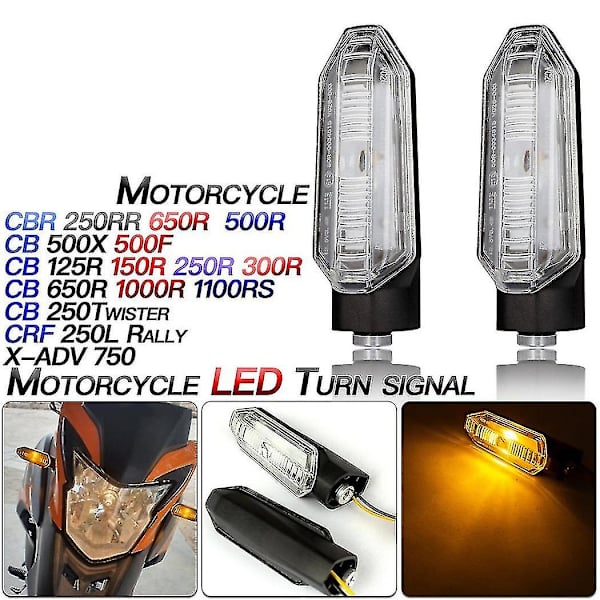 Motorcykel LED Blinkers Lampor Sidoindikator För Cb125/cbr650r/cbf/x- /cb 150r /cb 300r/