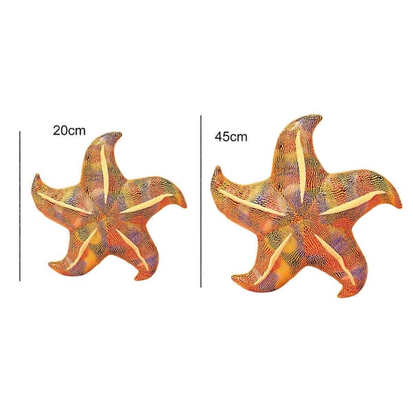 Søstjerne Dukke Elastisk Multifunktionel Behagelig at Røre Ved Simulering Søstjerne Pude Dukke til Sofa Dekoration（45cm，Lilla）