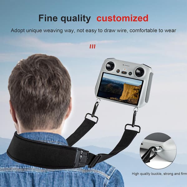 Nakkestropp (DJI RC) Vanntett bomullssmart kontrollerlanyard