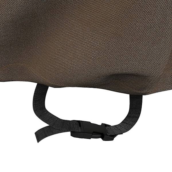 Stapelbara uteplatsstolar, beige + brun
