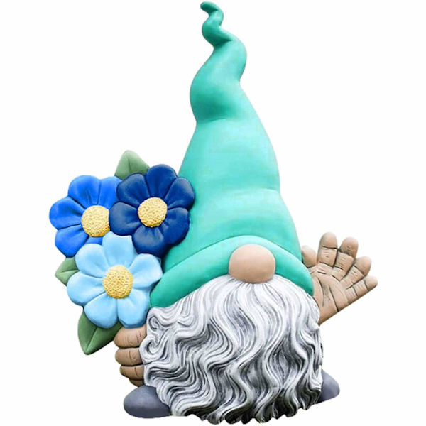Trädgårdstomte Staty Samlarobjekt Figurer Miniatyr Hartsstaty Trädgårdstomte FAN0350（B）