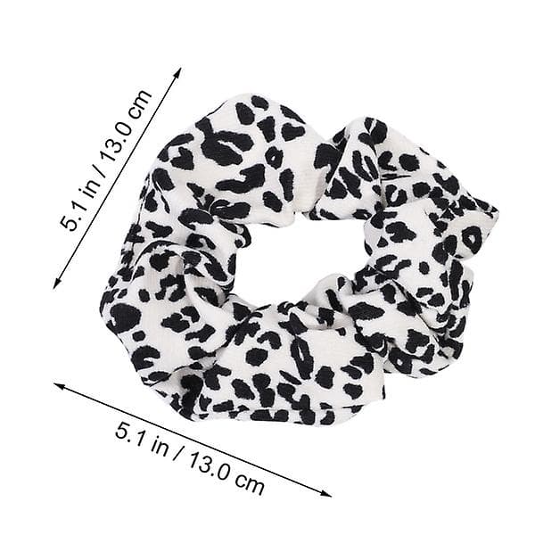 2 st hästsvans hårband elastiskt pannband (13X13cm, vit)