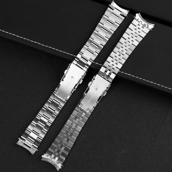 22mm Tre Bead Solid Rostfritt Stål Armband Herrar Armband För Seiko SKX007/009 SKX173/175/A35 C